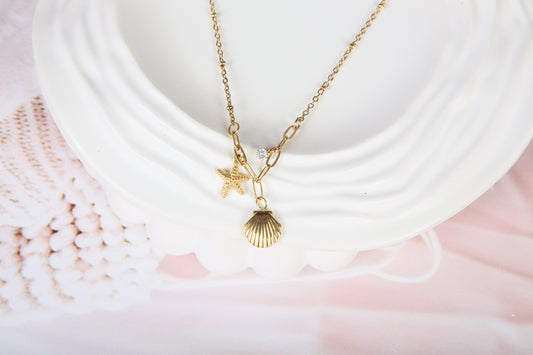 Golden Shoreline Necklace