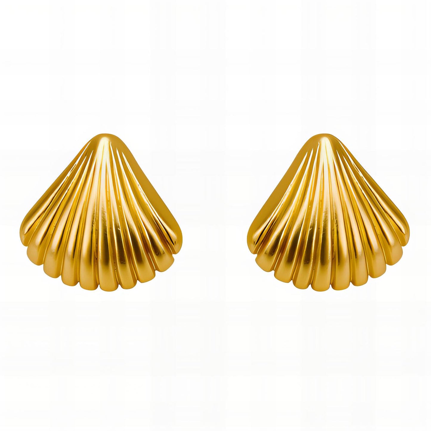 Queen’s Crest Shell Studs