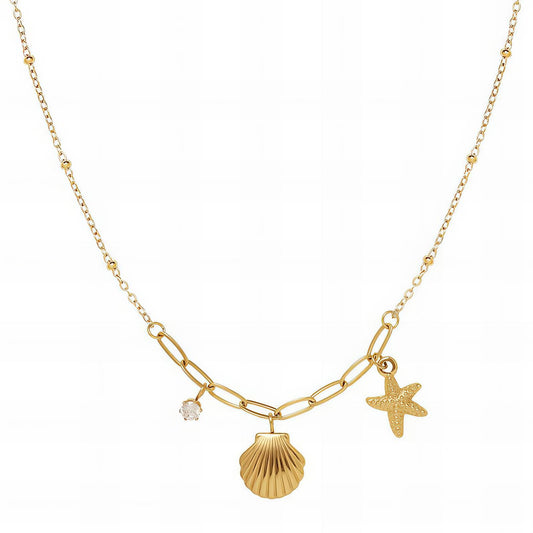 Golden Shoreline Necklace