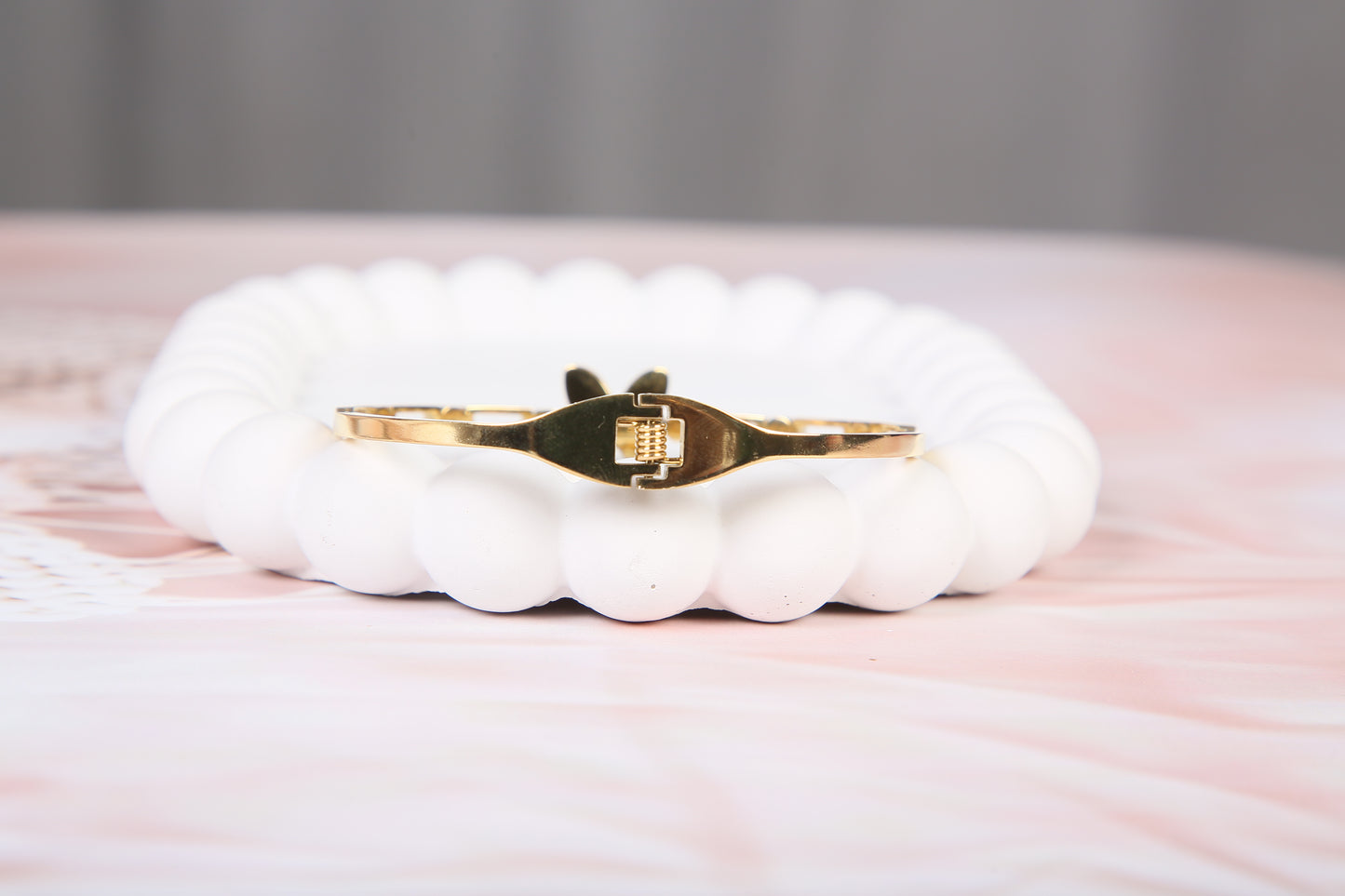 Butterfly Bracelet, 18K Gold Plated Steel