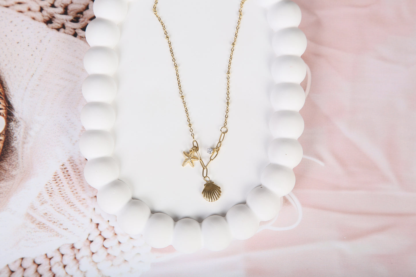 Golden Shoreline Necklace